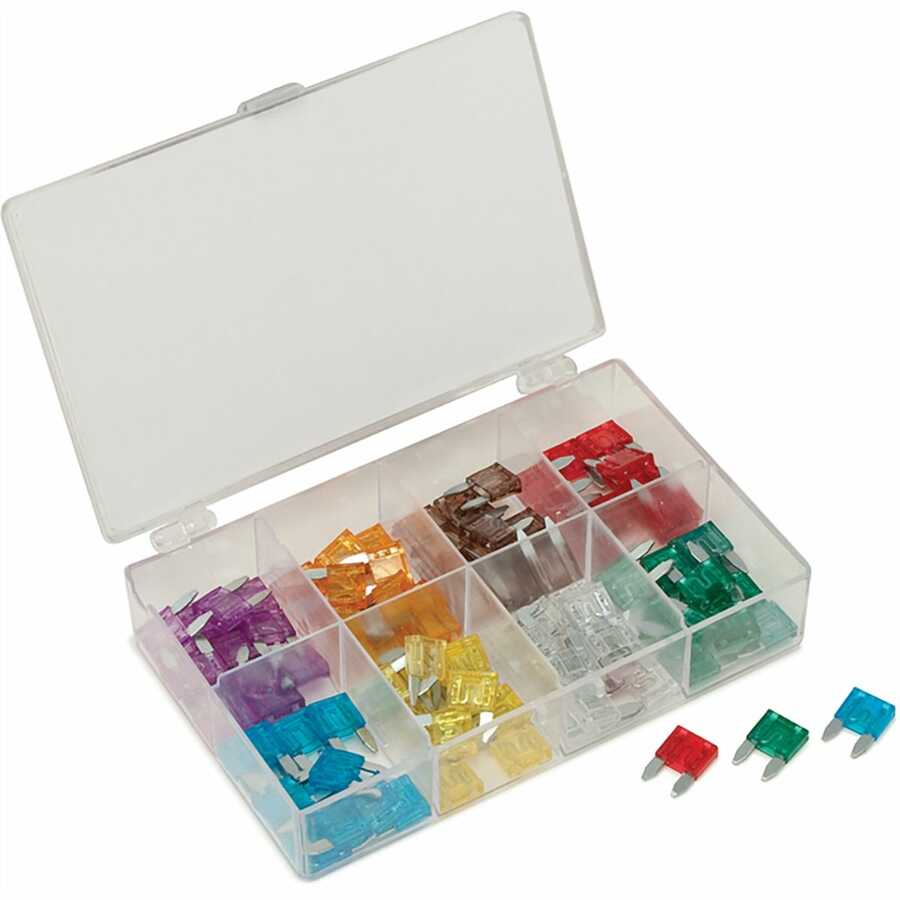 96PC MINI BLADE FUSE ASSORT-