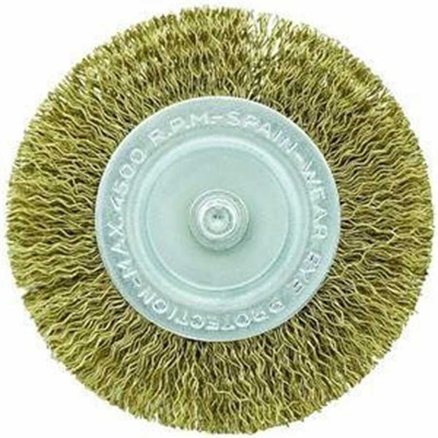 Wire Wheel Brush - Fine - 2 In