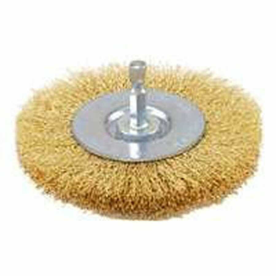 Wire Wheel Brush - Coarse - 4 In