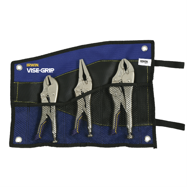 LOCKING PLIERS FAST RELEASE 3PC KIT