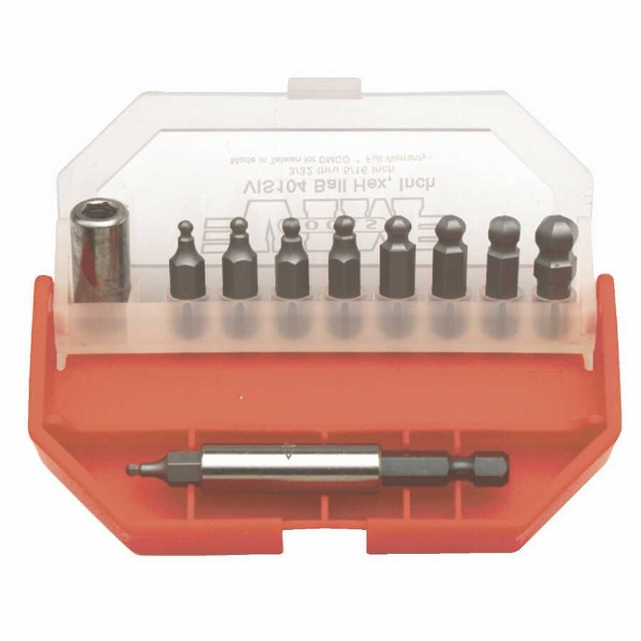 Ball Hex Bit Set 11 Pc