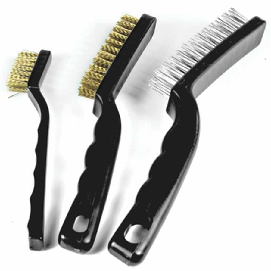 3 Pc Wire Brush Set