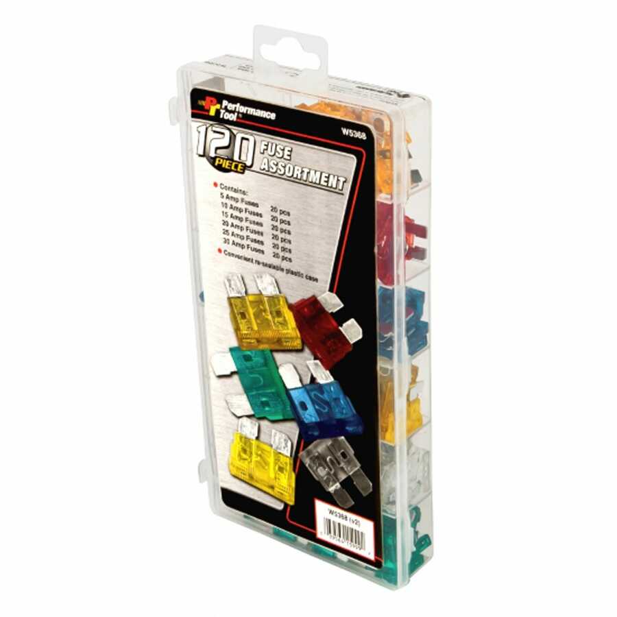 120 Piece Fuse Assortment