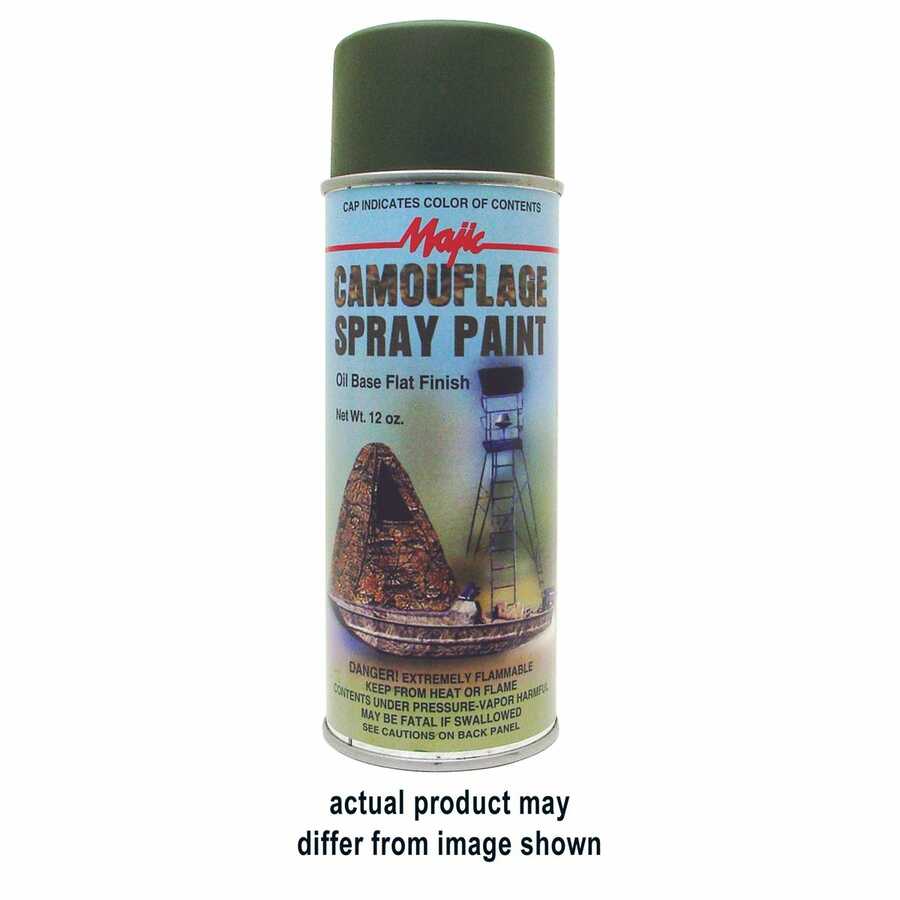 Majic Camouflage Spray Paint, Black