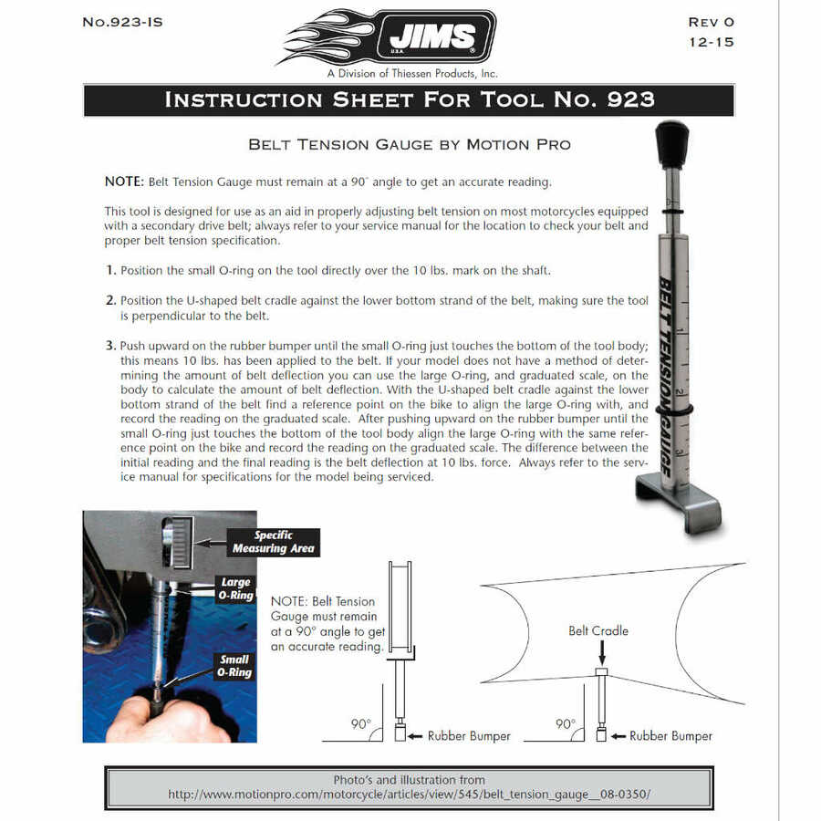 BELT TENSION GUAGE TOOL