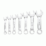 7 pc SAE Stubby Combination Wrench Set