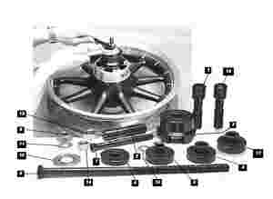 Late Sealed Wheel Bearing and Installer Kit