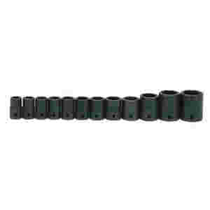 12 pc 1/2" Drive 6-Point Metric Shallow Impact Soc...