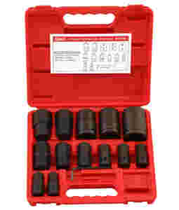 3/4 Inch Drive Metric Hex Bit Socket Set 14 Pc...