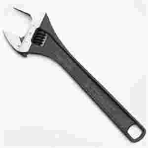 10" Adjustable Black Wrench