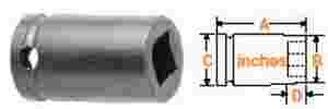 1/2" Square Drive Socket, For SAE Square Nuts 7/8...