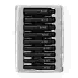 1/4 In Dr 6-Pt Deep Metric Impact Socket Set - 9-P...