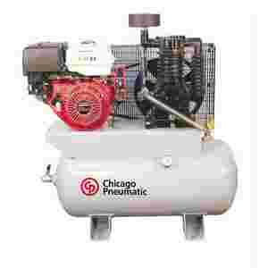 13 HP 2 Stage Gas Engine Driven Powered Reciprocat...