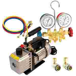 Vacuum Pump and R134A Manifold Gauge Set Assortmen...