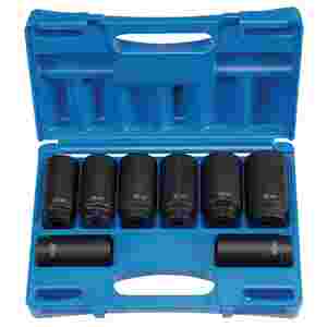 1/2 In Dr 12-Pt Axle Spindle Nut Socket Set - 8-Pc...