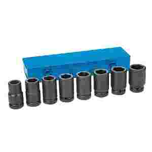 1 In Dr Deep Length Metric 6 Pt Impact Socket Set ...