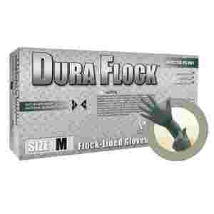 Dura Flock Flock-lined Nitrile Gloves 50/Box - XX-...
