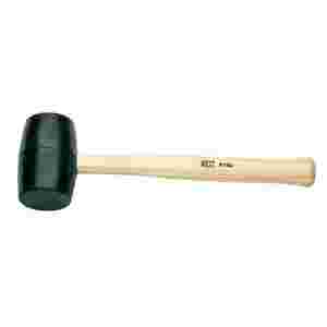 13.1 In Rubber Mallet - Hickory Handle - Head 23 Oz