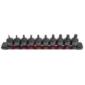 10PC 3/8" STUB IMP STR BIT SET