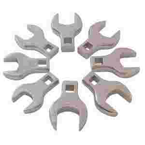 1/2 In Dr Metric Jumbo Crowfoot Wrench Set - 8-Pc...