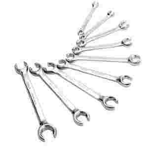 SAE and Metric Flare Nut Wrench Set 9-Pc