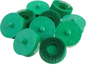 FINGER DISC 50G GREEN 10PK 2"