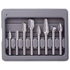 CARBIDE BURR KIT 8PC