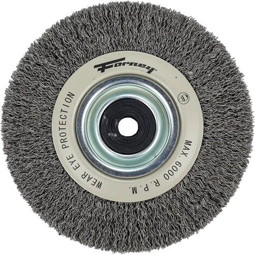 Command PRO Wire Wheel, Crimped, 6 in x .014 in x 1/2 in - 5/8 i