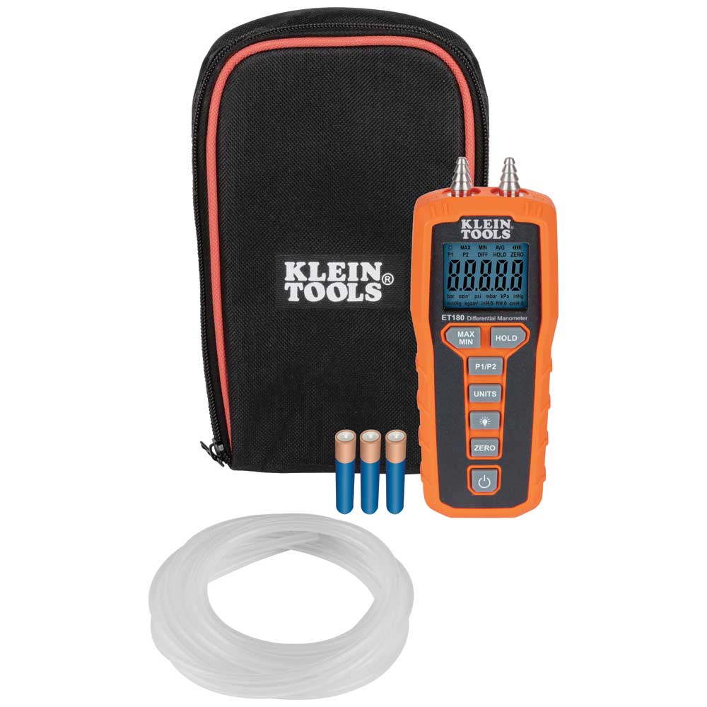 Digital Differential Manometer Klein Tools NET180