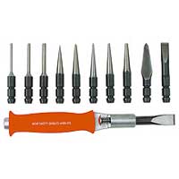 Snap Change Punch & Chisel Set - 11 Pc