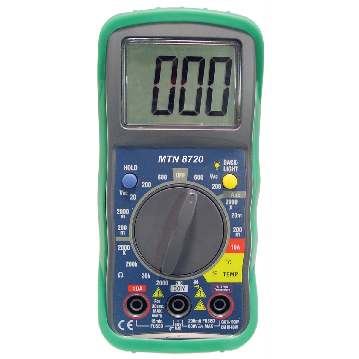 Digital Multimeter w/ Built-in Temperature Reading