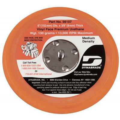 6" Pressure Sensitive Adhesion Sanding Pad