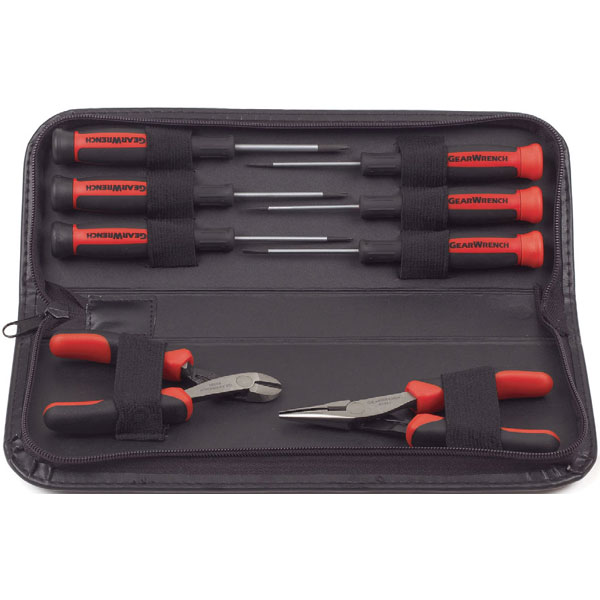 Mini Screwdriver and Plier Set - 8-Pc