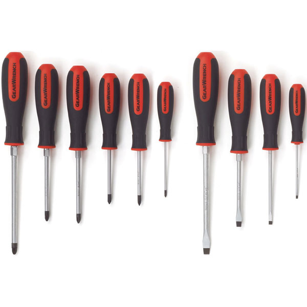 Combination and Pozi Screwdriver Set - 10-Pc
