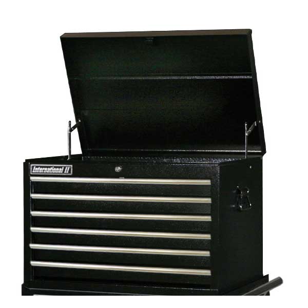 27 In 6 Drawer Value Series Top Chest - Black