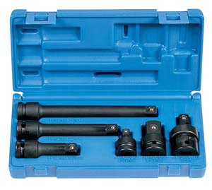 1/2'' Drive Impact Adapter & Extension Set - 6-Pc