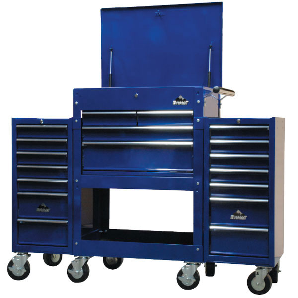 Everest Cart with Two Side Boxes - Blue