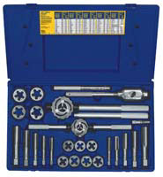 Fractional Tap & Hex Die Set - 25-Pc