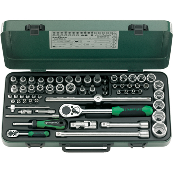 1/4 In & 1/2 In Drive TORX Socket Set 86TX