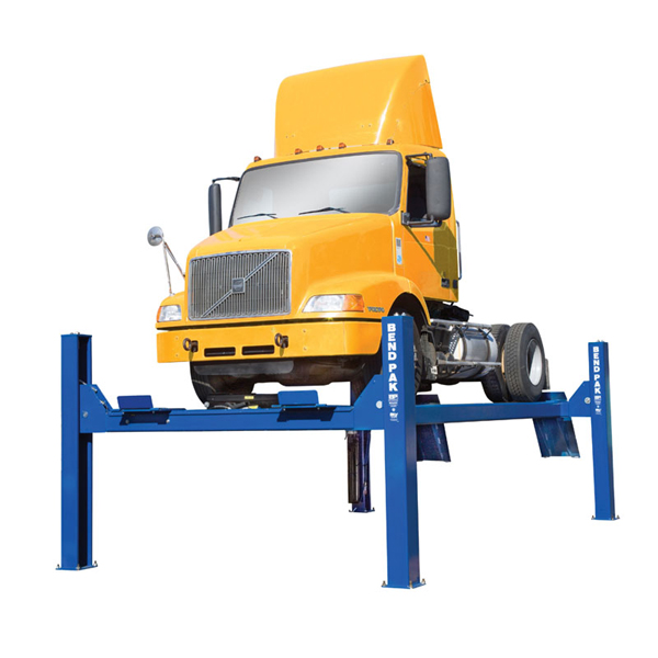 Heavy-Duty 27,000 Pound Capacity Four-Post Lift