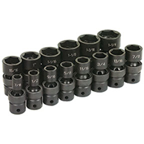 1/2 Inch Drive Swivel Universal Flex SAE Fractional Impact Socke