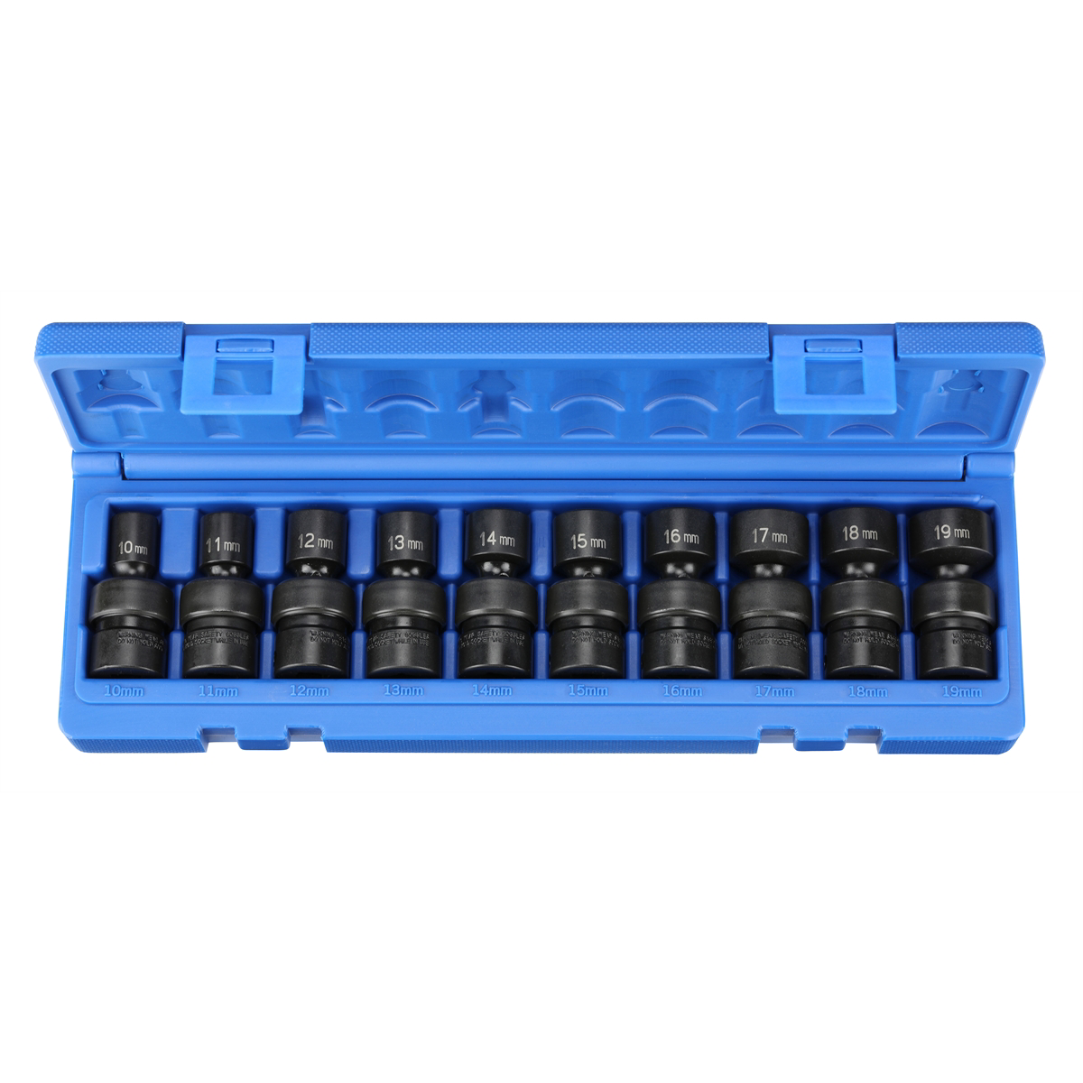10 Piece 3/8" Drive Universal Metric Impact Socket Set