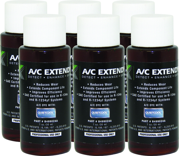 Uview Universal A/C Leak Detection Dye 6-Pack (1 oz Bottles)