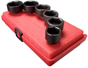 3/8\" Drive Oil Filter Socket Set - 6-Pc