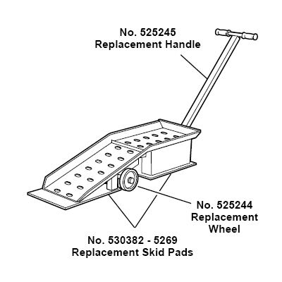 Replacement Skid Pads for 5269