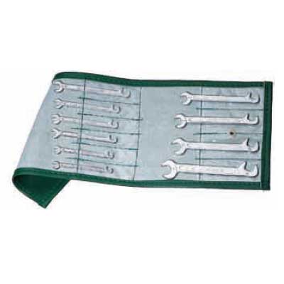 12a Small Double Open Ended SAE Spanner Set - 13-Pc