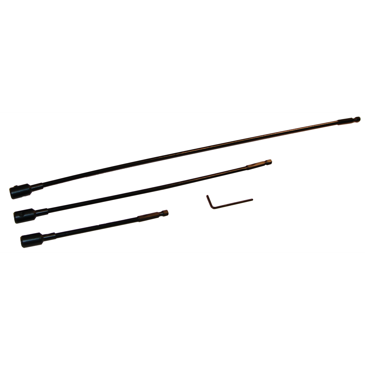 1/4" Quick Drive Flexible Extensions with Locking Set Screw
