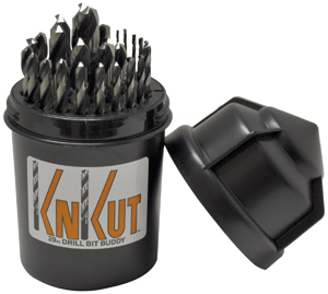 KnKut 29KK5DB Drill Bit Buddy 29-Pc Jobber Length Set w/ Holder