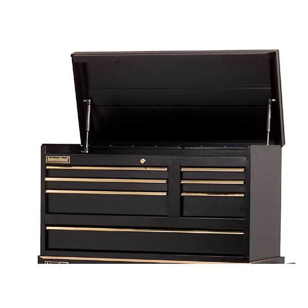 42 In Profesional Series 7-Drawer Chest - Black