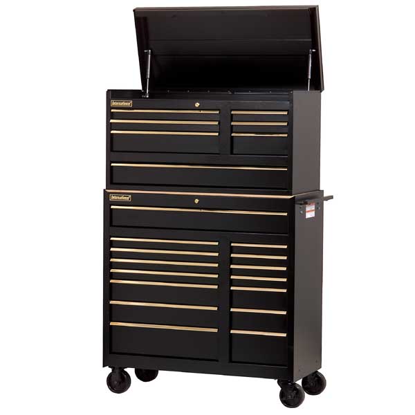 42 In Pro Series Chest-Cabinet Combo Unit - Black
